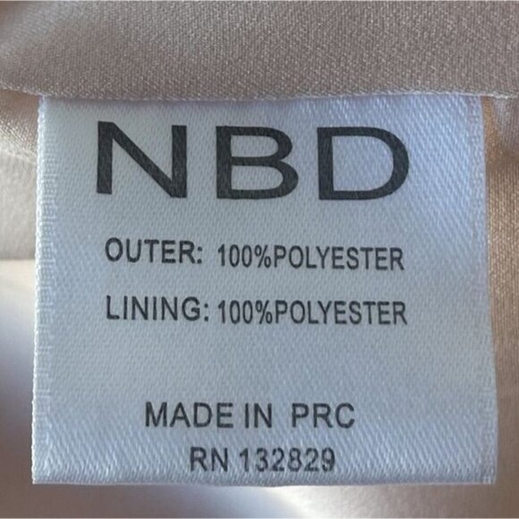 NBD Revolve Romper Size S Fairy Coquette Feminine Pink Rave Festival Ruffle Tie - Picture 9 of 9